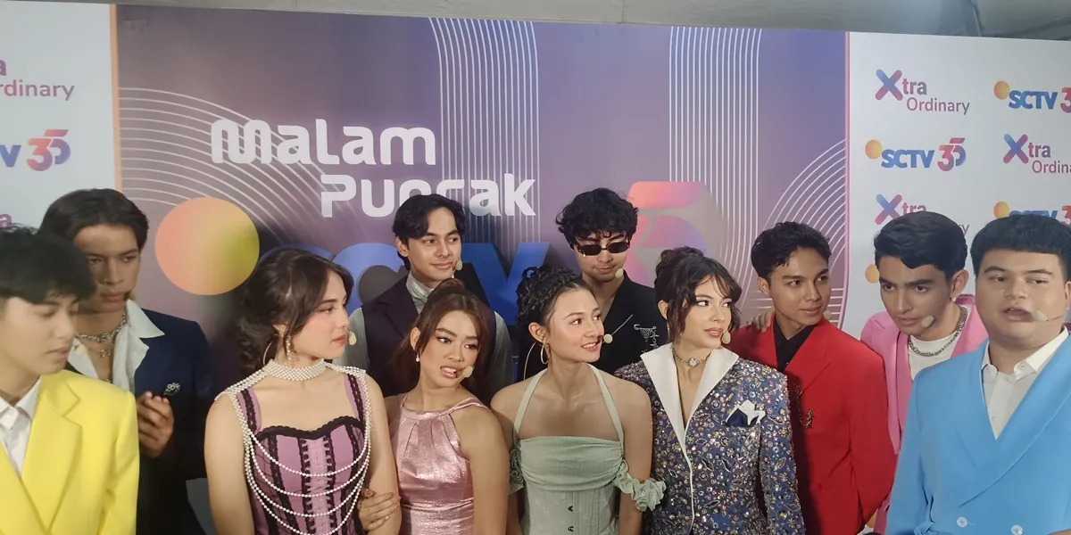 SCTV's Anniversary Breaks! 'Asmara Gen Z' Star Admits to Being Very Nervous on Stage with Ariel NOAH