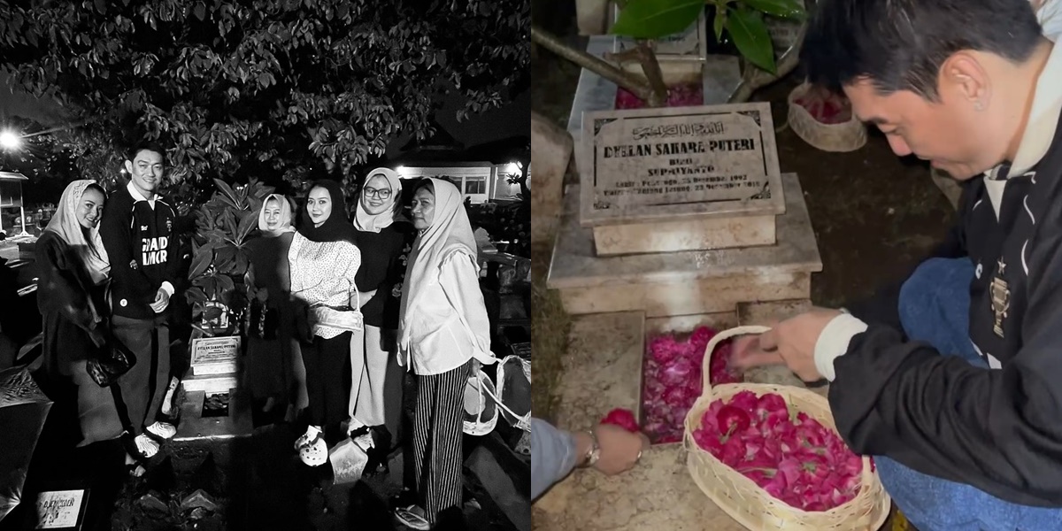 Ifan Seventeen Visits Dylan Sahara's Grave, Accompanied by Citra Monika