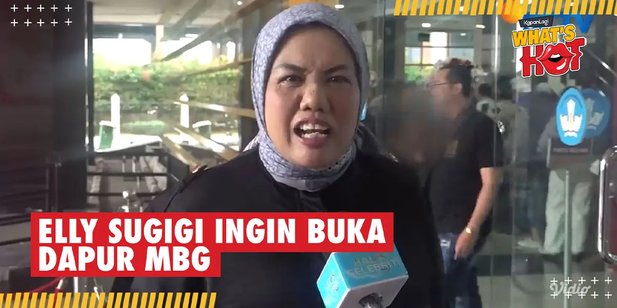 Want to Open an MBG Kitchen, Elly Sugigi: If I Become an Artist, I Won't Be Popular Anymore