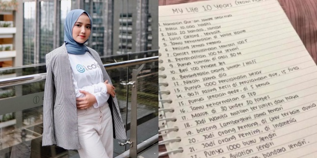 Want to Have a Daily Income of 100 Billion - Buy 100 Private Jets, This is Wirda Mansur's List of Dreams that is Highlighted by Netizens