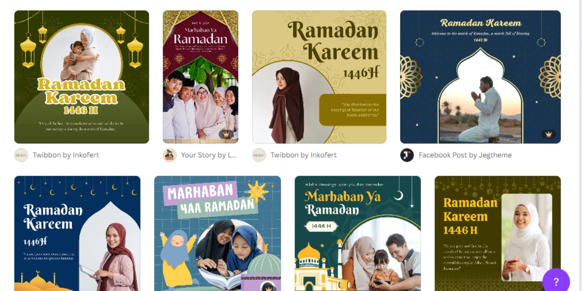 Poster Design Inspiration to Welcome Ramadan 2025, Attractive and Eye Catching