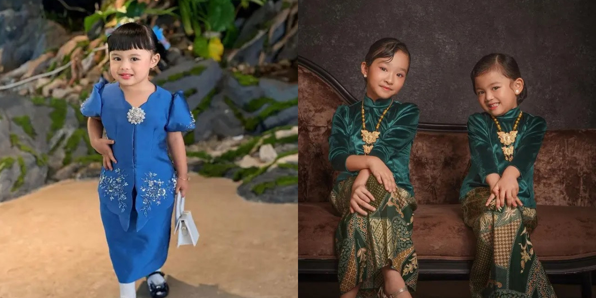 Inspiration for Girls' Kebaya, Elegant and Sweet Style Like Celebrity Kids