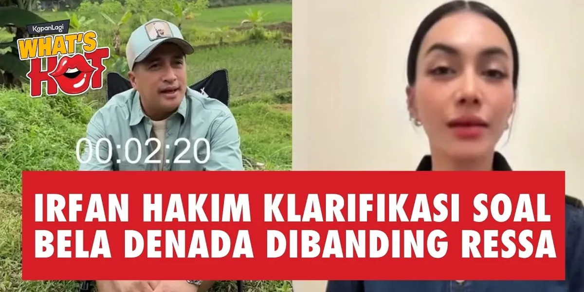 Irfan Hakim Clarifies About Defending Denada Compared to Ressa, Says There is a Misunderstanding and Framing