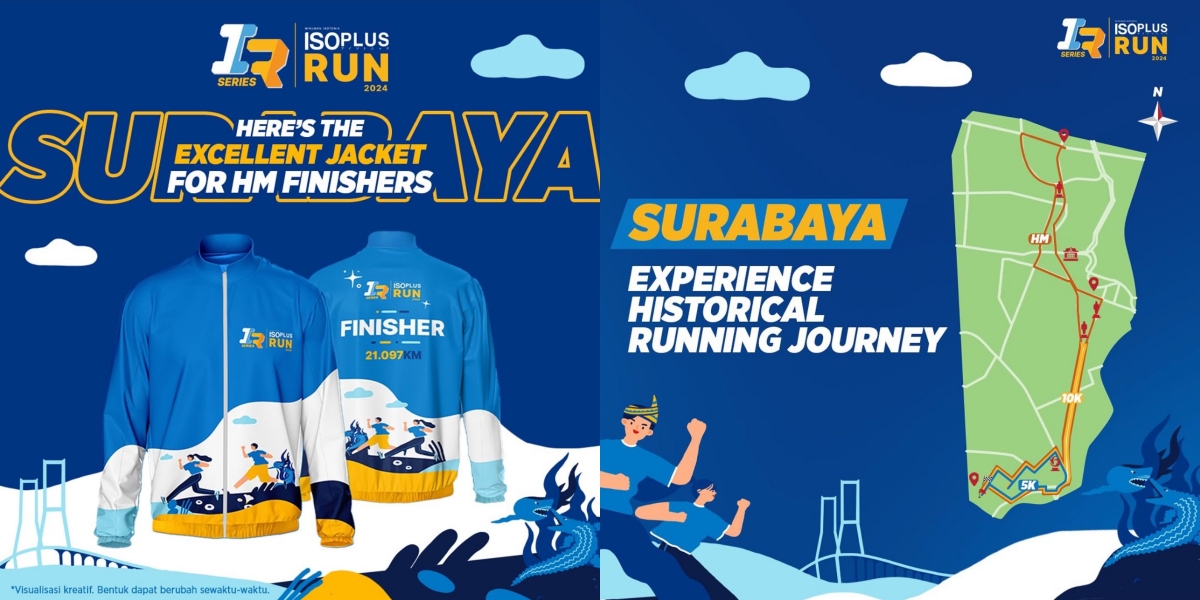 ISOPLUS RUN 2024 Surabaya Brings Three Exciting Running Categories: 5K, 10K, and 21K!