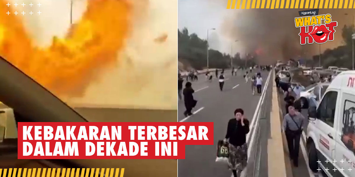 Israel Engulfed in Flames, Residents Panic and Flee