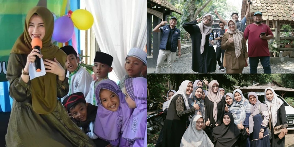 Being the Wife of a DPR Member, Here are 7 Pictures of Jihan Fahira with the Society - Her Style is Simple and Blends In