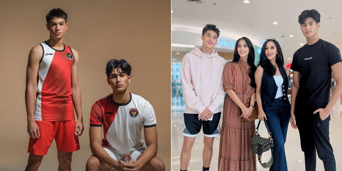 Being the Model of Indonesia's Jersey for the Olympics, Here's a Portrait of Maudy Koesnaedi and Diah Permatasari's Handsome Sons