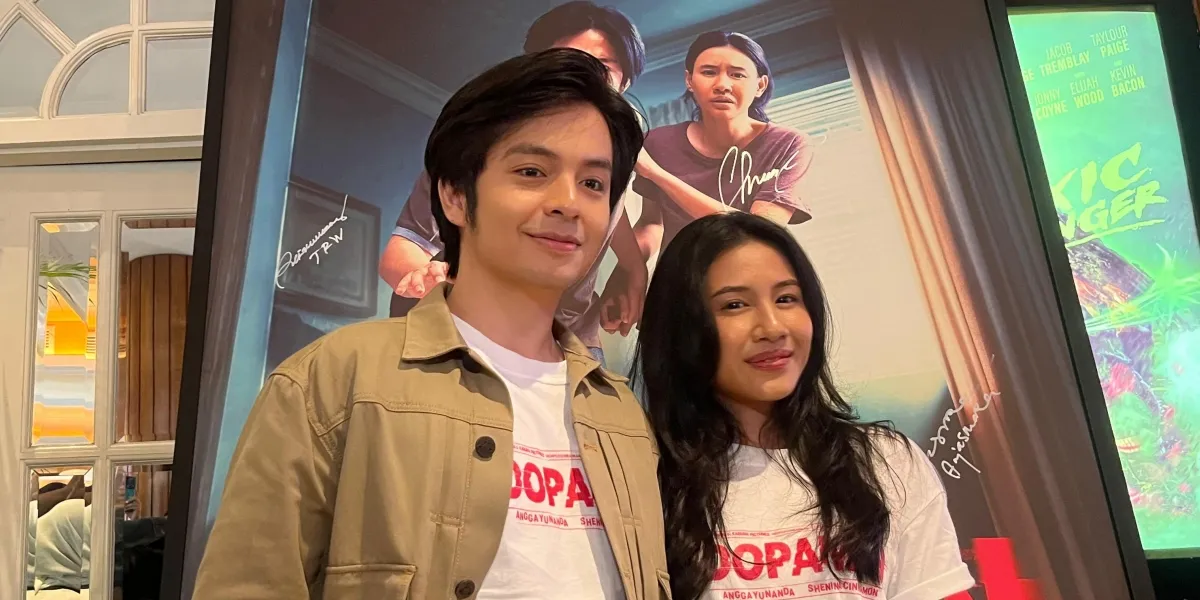 Becoming a Couple in the Film 'DOPAMIN', Angga Yunanda and Shenina Cinnamon Reveal the Greatest Challenges of Playing a Married Couple