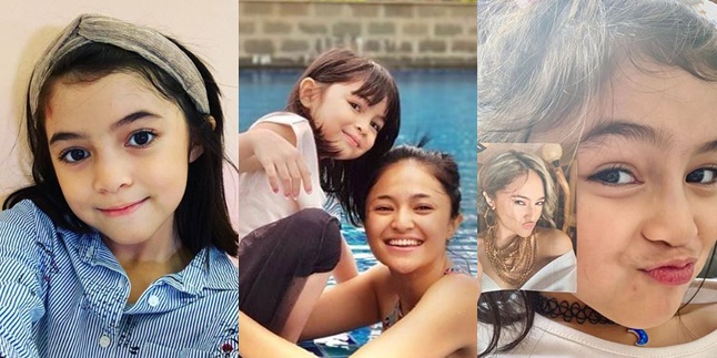 9 Beautiful Photos of Sienna Kasyafani, Marshanda's Daughter, Who is Growing Up