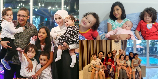 Rarely Seen, Here are 6 Intimate Portraits of Pasha Ungu's Children Despite Having Different Mothers Who Love Each Other