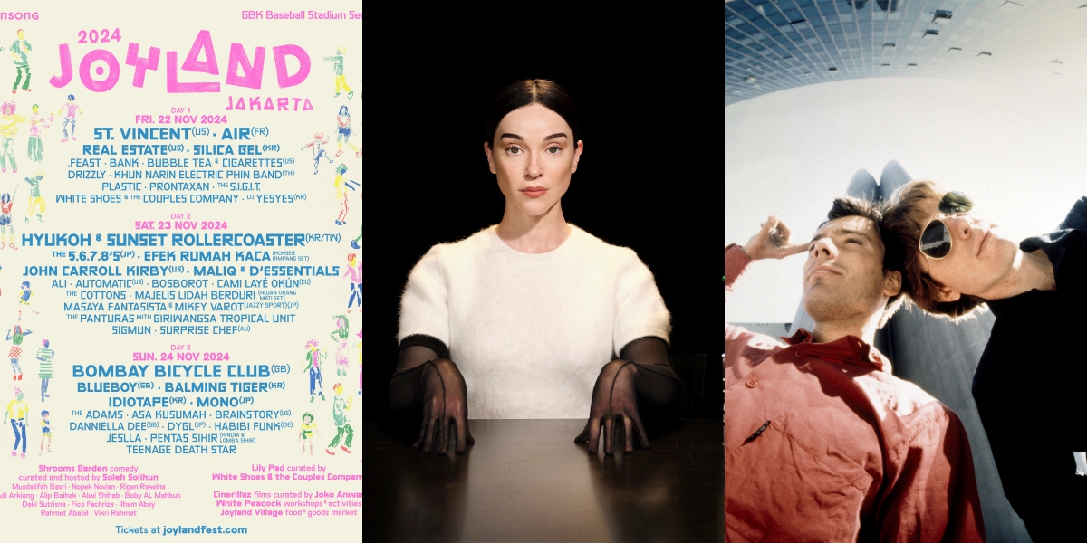 Joyland Festival Jakarta 2024 Held on November 22-24, Featuring St. Vincent to Air