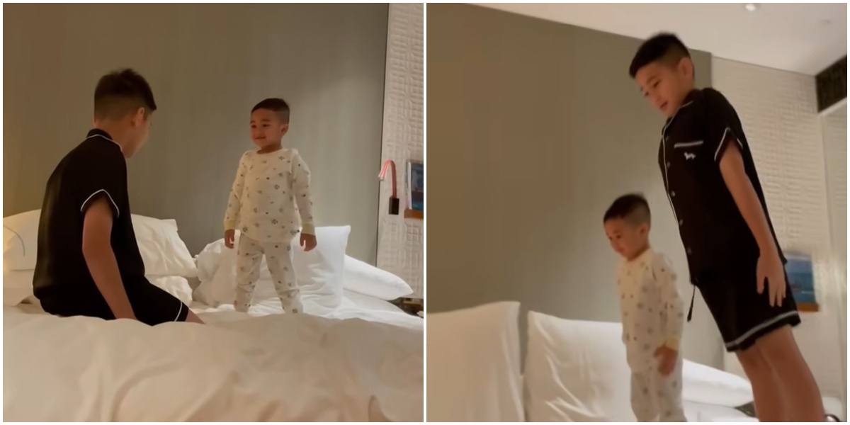 Jumping Before Sleep, The Hilarious Moments of Rafathar and Cipung That Make You Smile!