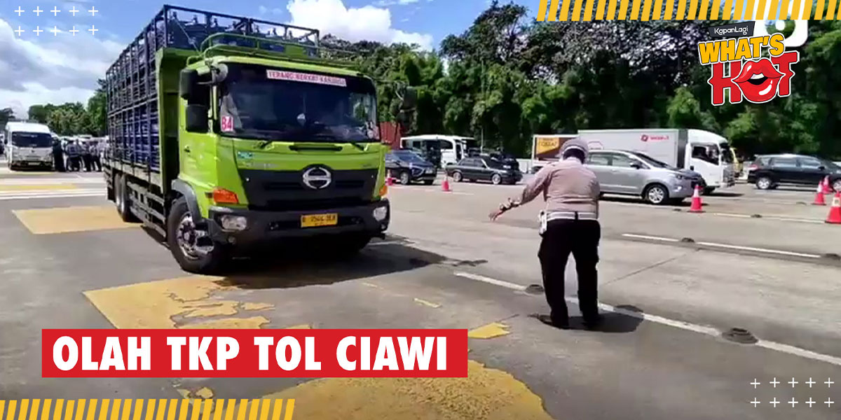 Ciawi Toll Accident Claims 8 Lives, Police Conduct Crime Scene Investigation