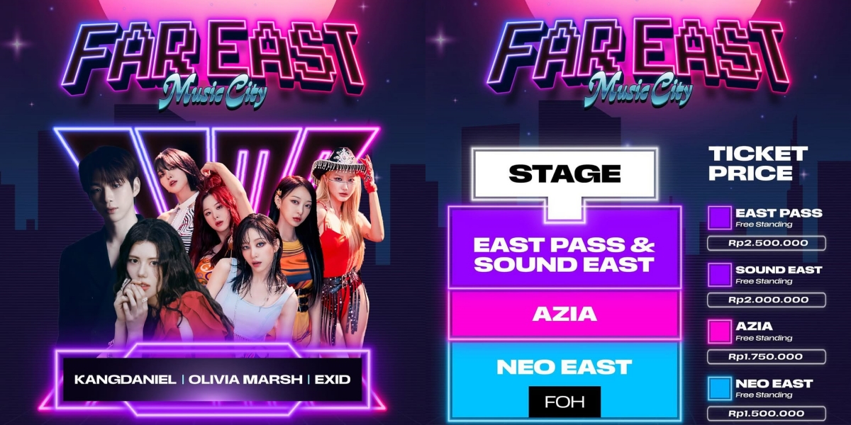 Kang Daniel, EXID & Olivia Marsh Come to Indonesia! Far East Music City Announces Line Up and Ticket Sales