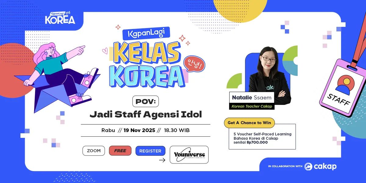KapanLagi Korean Language Class with Cakap: Ready to Become Your Idol's Manager