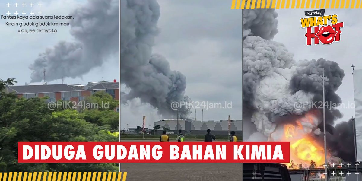 Fire in the PIK Area, Local Residents Hear Loud Explosions