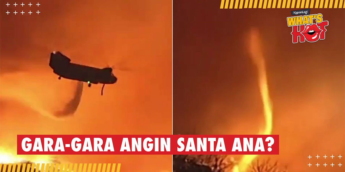 The Fire in Los Angeles is Not Extinguished and is Spreading, Now a Fire Tornado Appears