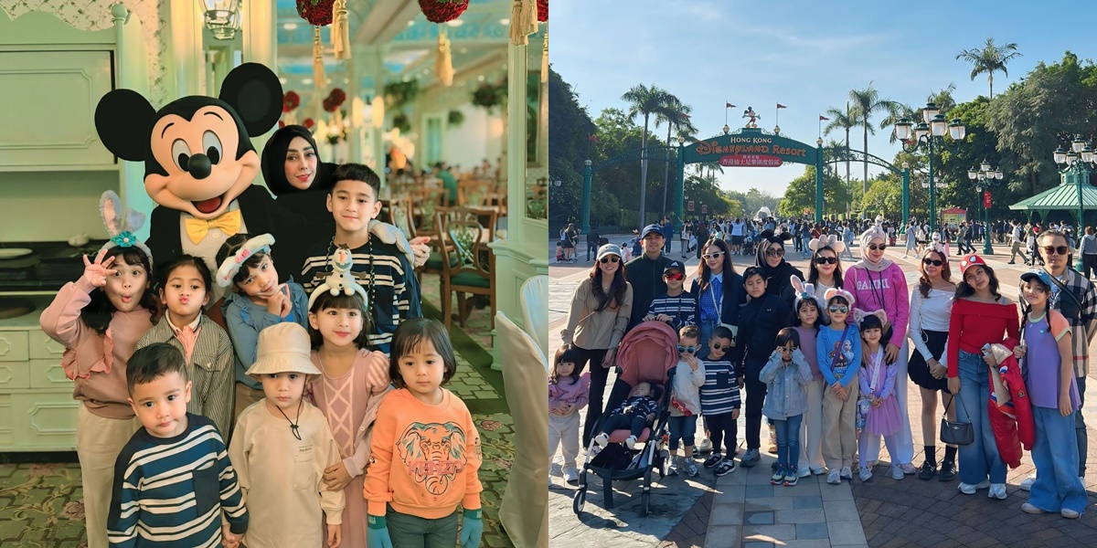 The Closeness of Amy Qanita and All Her Grandchildren Vacationing in Hong Kong, Full of Warmth While Traveling Together