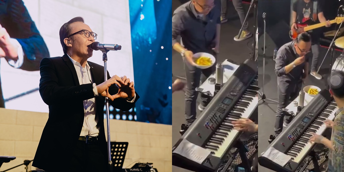 Hunger, Ari Lasso's Funny Moment Performing While Eating - His Performance Makes You Lose Focus