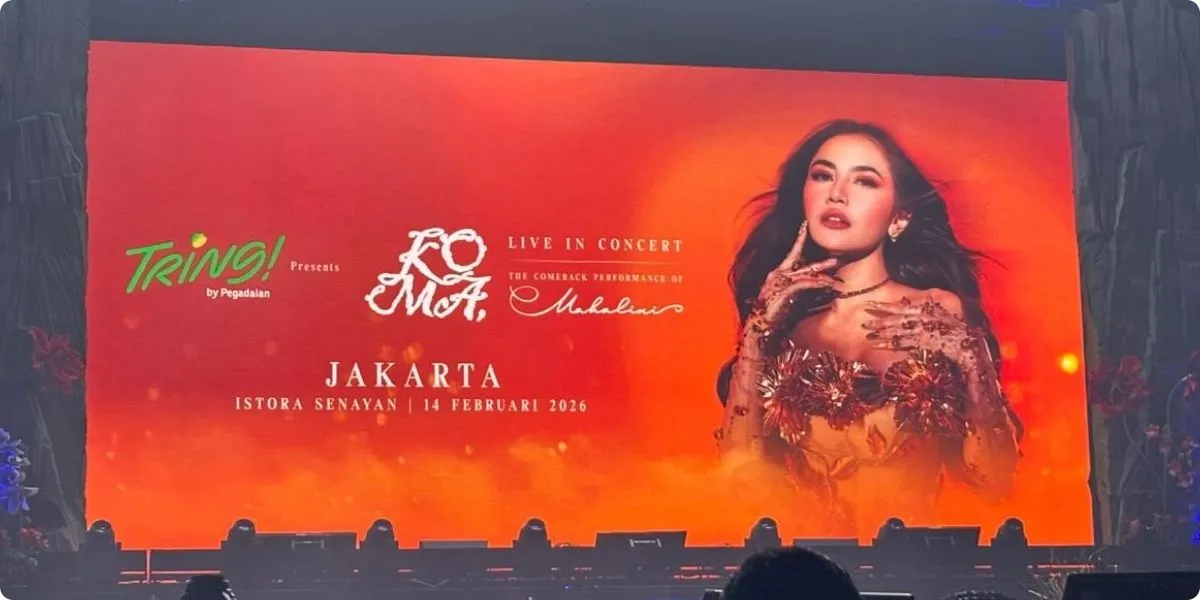 Back to the Stage, Mahalini Successfully Holds 'KOMA Live In Concert' in Jakarta