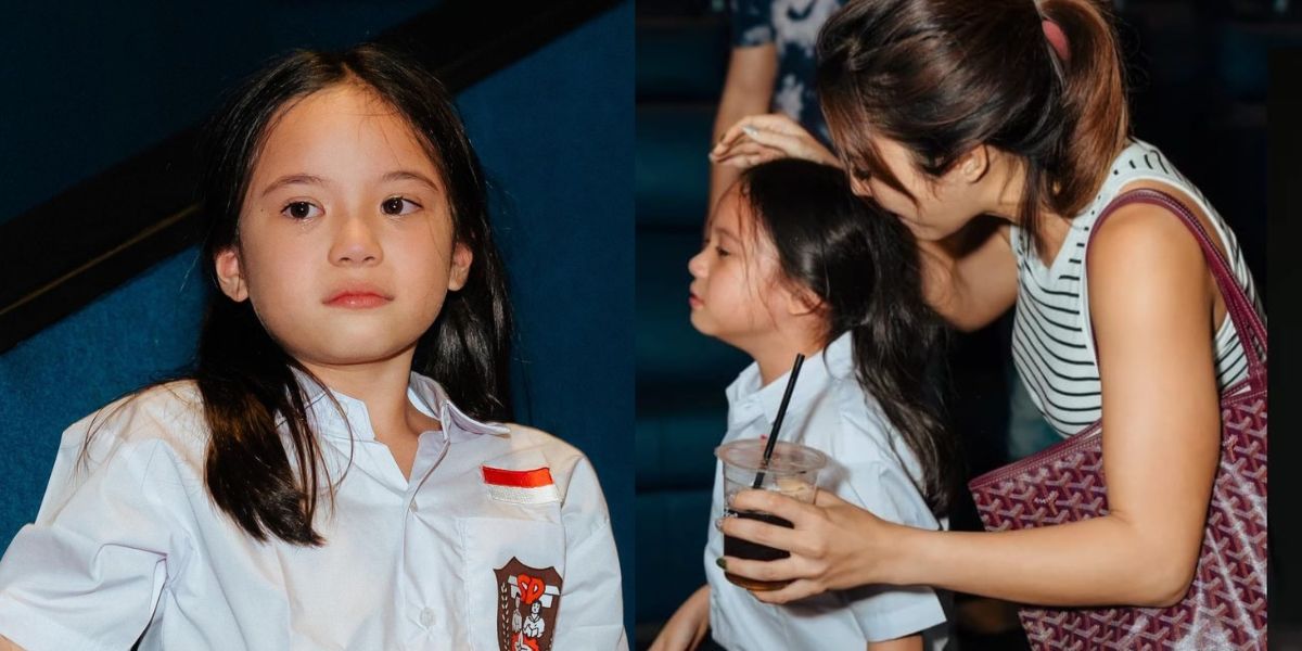 Wearing Elementary School Uniform, Peek at Gempi's Portrait with Tears Streaming Down while Watching the Film Dilan 1983 Wo Ai Ni - Netizens: Crying is Beautiful