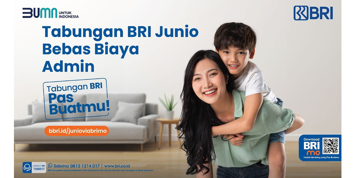 Introduce a Sense of Responsibility to Children by Wisely Managing THR Money for the Future through BRI Junio Savings!