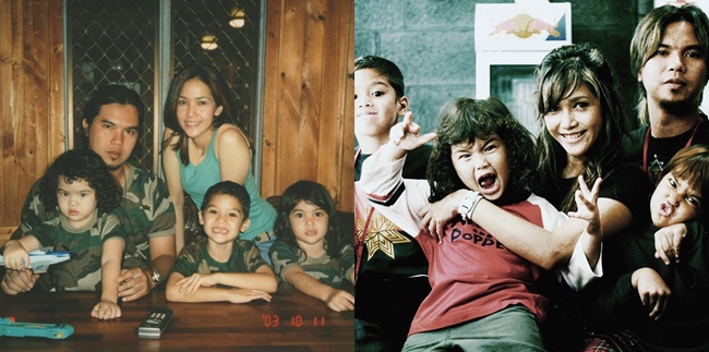 Remembering the Past, Here are 9 Harmonious Portraits of Ahmad Dhani and Maia Estianty with Al, El, and Dul When They Were Still Young