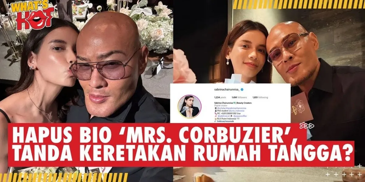 Why Did Sabrina Chairunnisa Delete Her Bio 'Mrs. Corbuzier'? Netizens Are Starting to Suspect