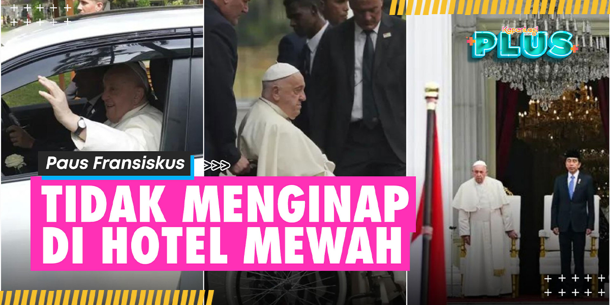 The Simplicity of Pope Francis During His Visit to Indonesia, Not Taking a Private Jet & Luxury Car