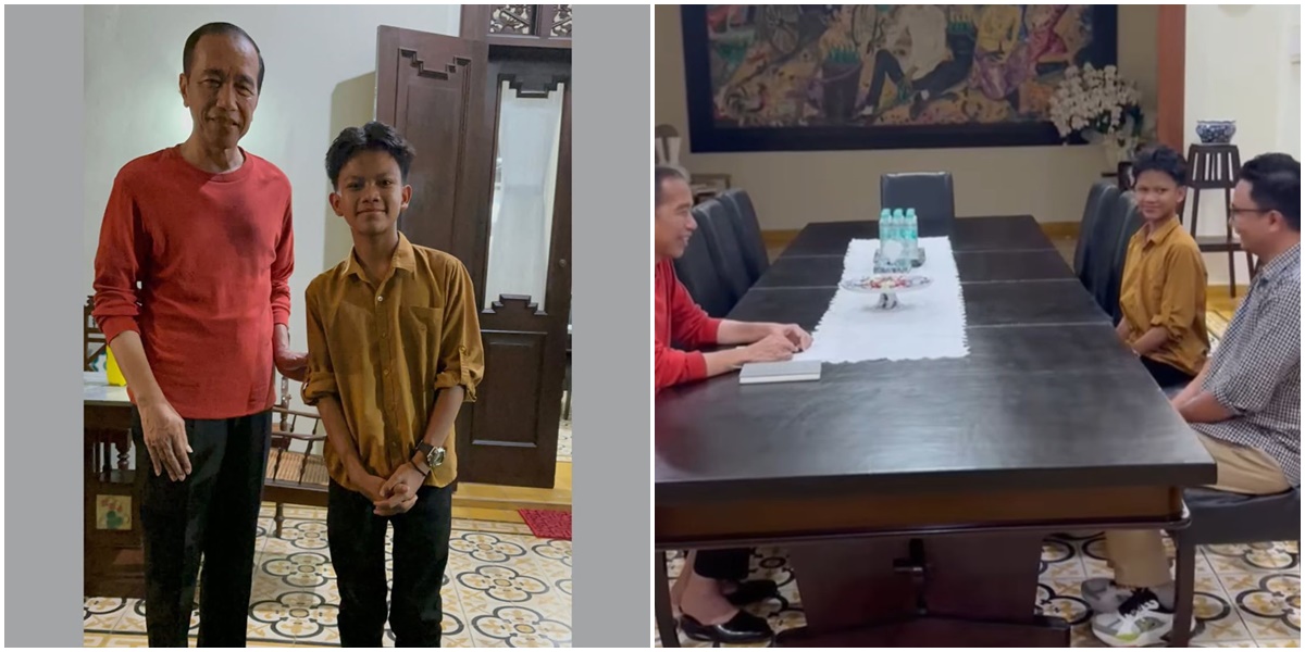 Meeting Jokowi, Farel Prayoga Feels Shy While Telling About the Viral Song One Dream