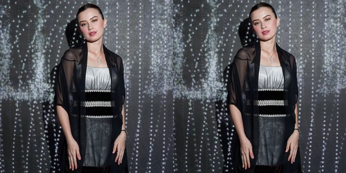 Kimberly Ryder Wears Her Mother's Vintage Dress at Luna Maya and Maxime Bouttier's Reception