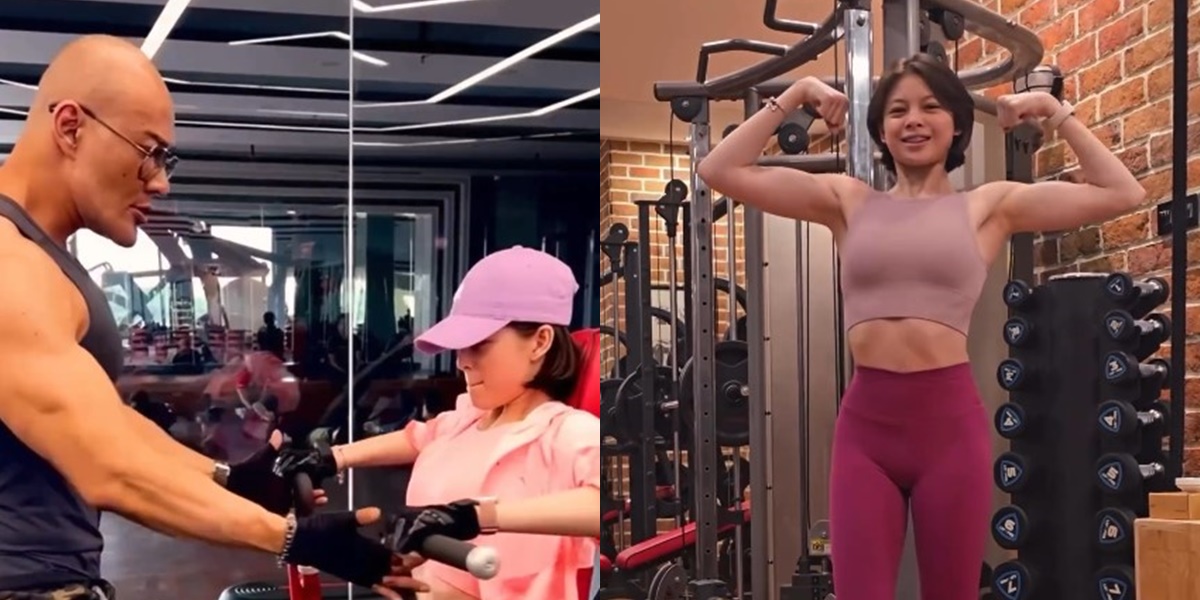 Now Muscular, The Transformation of Nada Tarina Putri Over Time - Deddy Corbuzier Faithfully Accompanies Her While Gymming