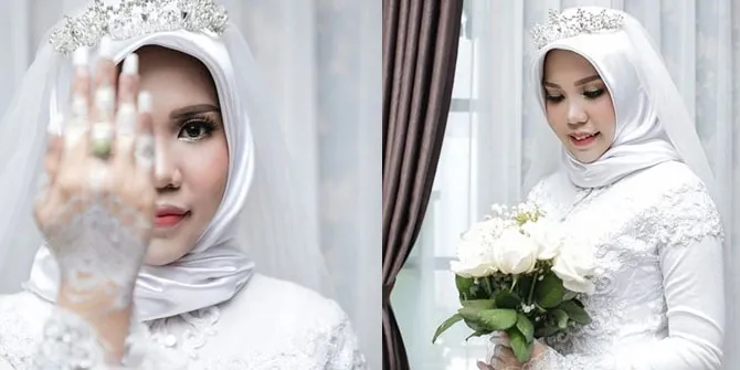 Kisah Mengharukan Calon Istri Korban Lion Air JT610 Foto Sendiri di Hari Pernikahan