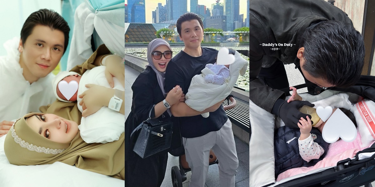 The Story of Syahrini as a Mother, United and Supported by Her Husband Reino Barack