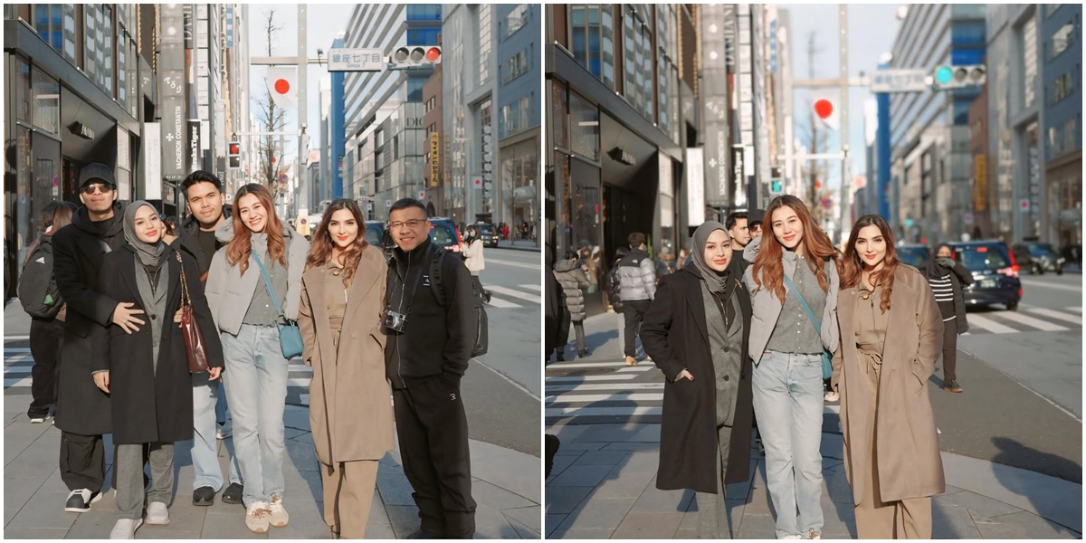 Compact and Harmonious! Year-End Holiday Portrait of Anang, Atta, and Thoriq in Japan with Their Partners