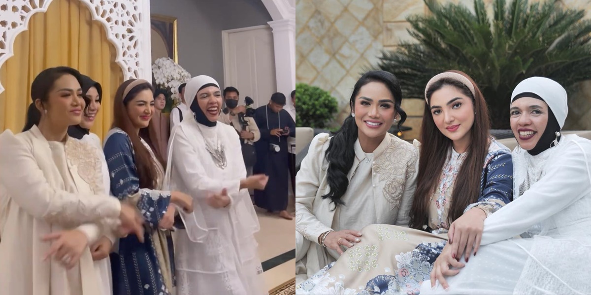 Compact for the Sake of Children and Grandchildren, 7 Portraits of Togetherness of Ashanty, Krisdayanti, and Geni Faruk - Once Dancing Tiktok Together with Aurel