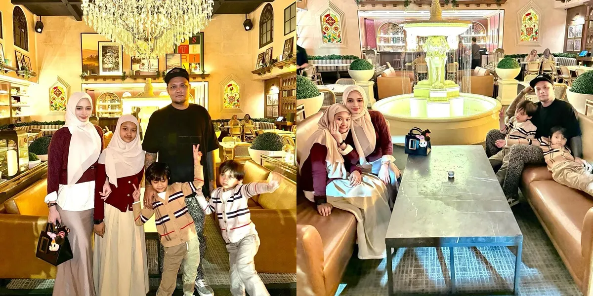 Still United Despite Divorce, Inara Rusli and Virgoun Break Their Fast Together with Their Children