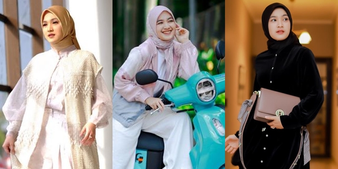 Collection of Beautiful OOTD Cut Syifa who has been Wearing Hijab for a Year, Radiating Elegant and Contemporary Casual Style