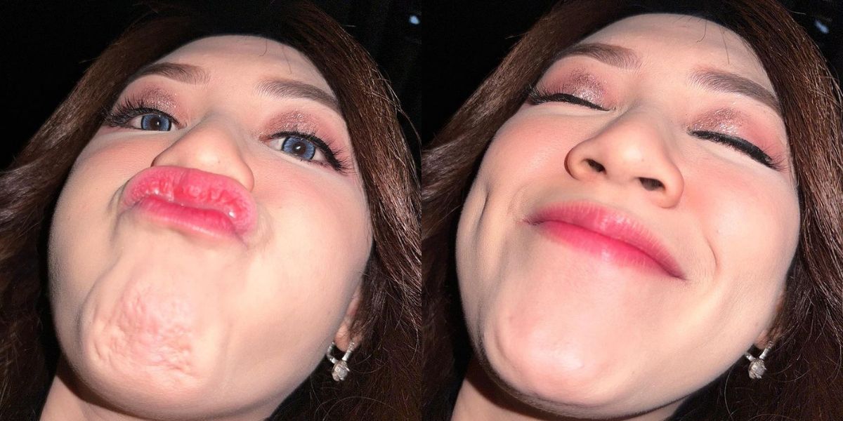 Collection of Funny Portraits of Happy Asmara, Full Frame Photos and Queen of Ambyar's Zooming Style