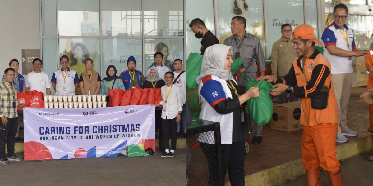 Kuningan City Mall Holds Sharing Activity in Christmas Love with Agung Podomoro Land Foundation and GBI Words of Wisdom