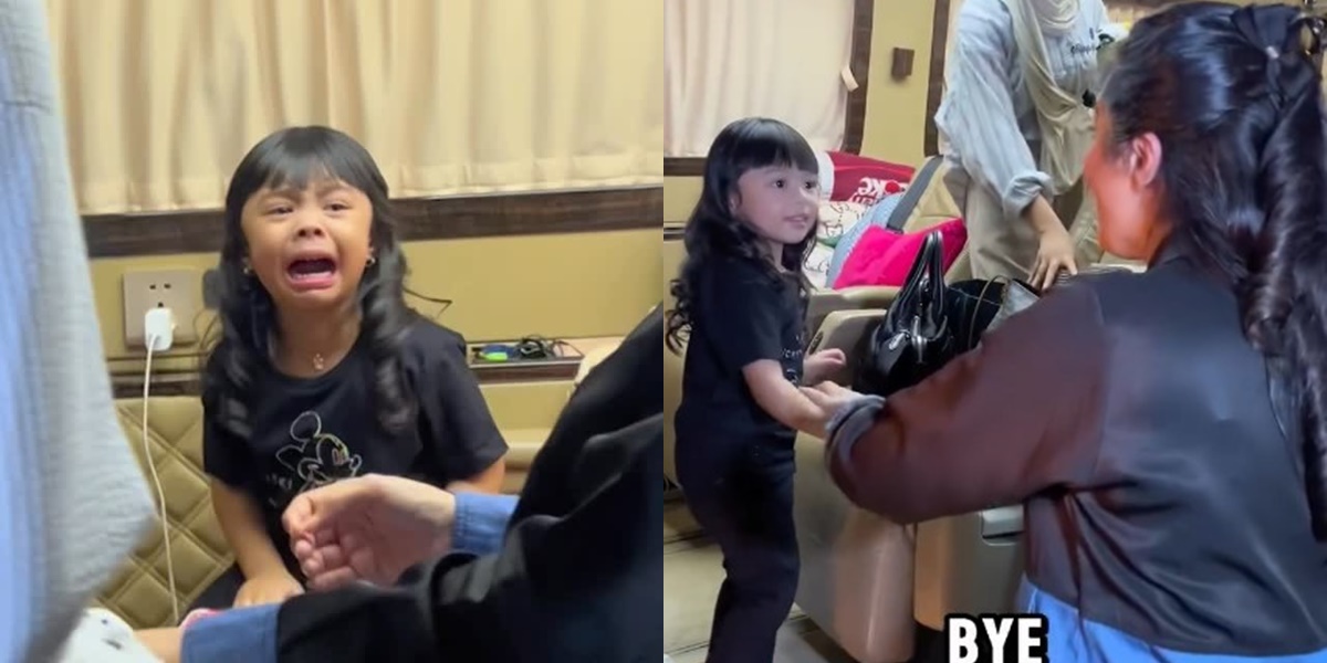 Long Time No See, Ameena, Aurel Hermansyah's Child, Wants to Go Home with Ashanty Until She Cries