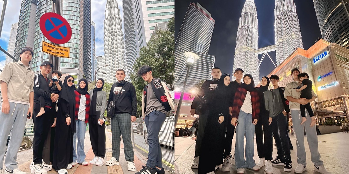 Fadlan Muhammad and Lyra Virna's Vacation in Malaysia, Bringing Along Their 6 Children