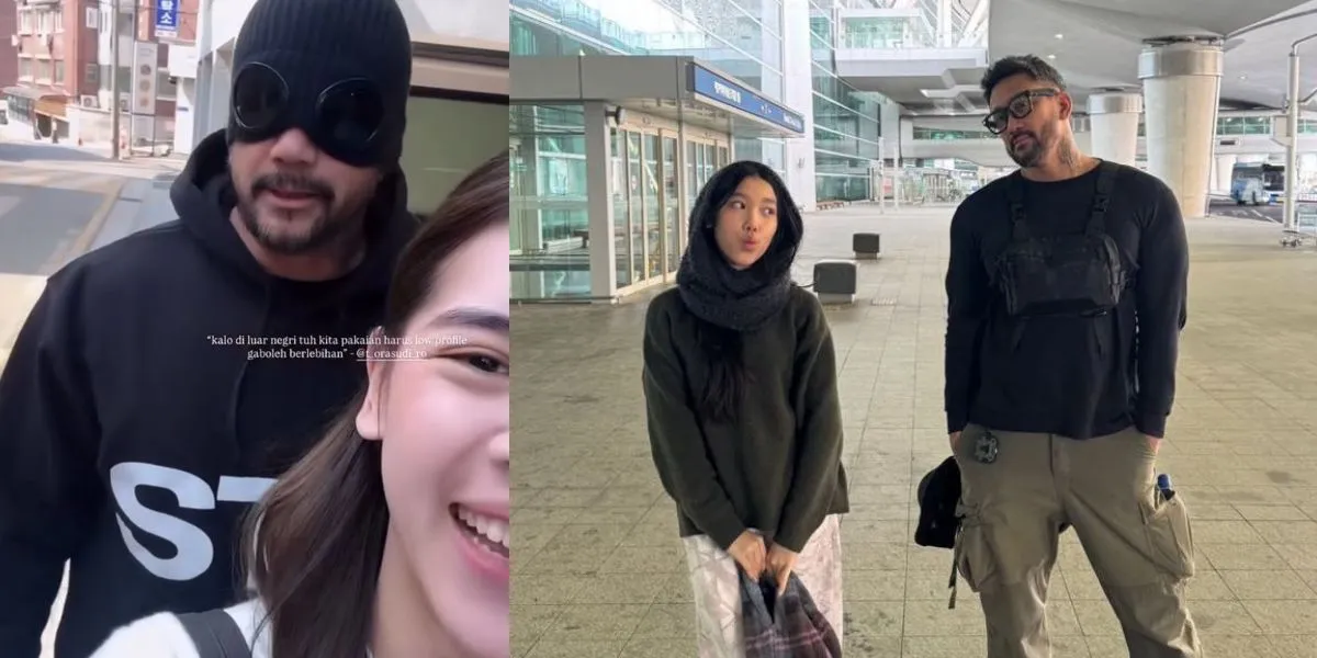 Kayra Miendra's Vacation in South Korea, Together with Tora Sudiro and Jenaka