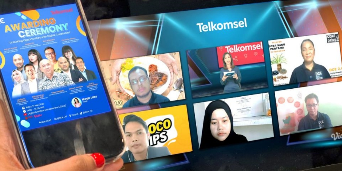 Five Outstanding SMEs in Digital Creative Entrepreneurs (DCE) 2.0 Program Receive Business Capital Assistance from Telkomsel