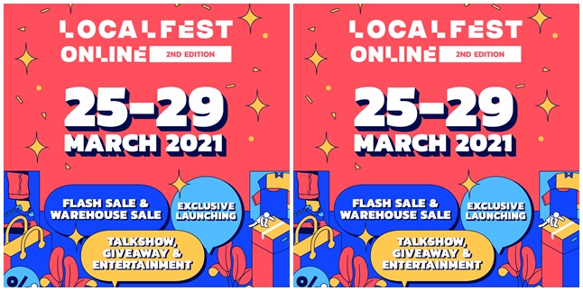 LOCALFEST Online 2nd Edition Returns, Up to 80% Discount from Well-known Brands Become the Target!