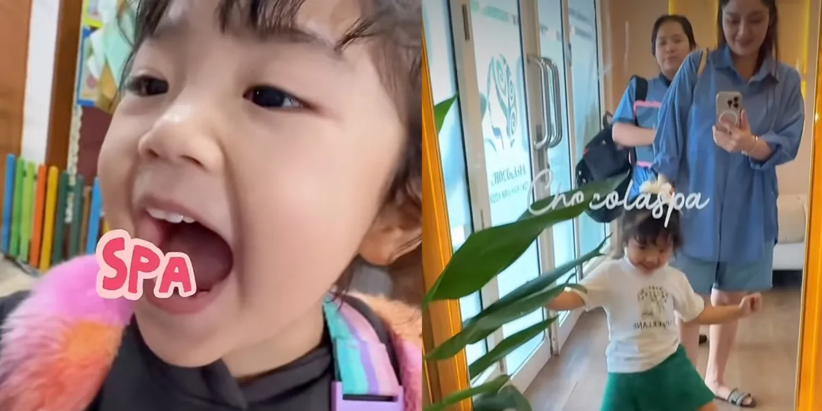The Cutest Thing: Siti Badriah's Child Asks for a Spa After School, Her Behavior is Adorable