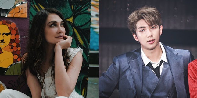 Luna Maya Admits to Having a Conversation with RM BTS, Here's His Response