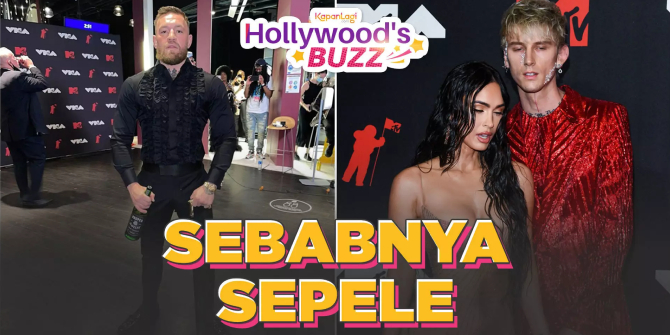 Machine Gun Kelly & Megan Fox Splashed with Drinks by Conor McGregor