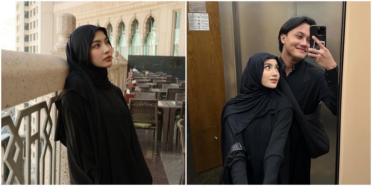 Mahalini Wears Hijab During Umrah, Her Beautiful Appearance Becomes the Spotlight of Netizens