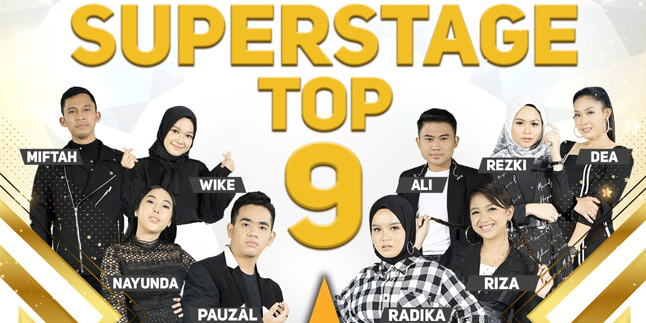 Intense Competition as Indonesian Dangdut Rising Star Contestants Enter Superstage Top 9 Round